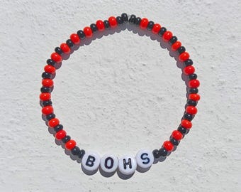 BOHS-kralenarmband – handgemaakte waaiersieraden voor Bohemians FC-supporters