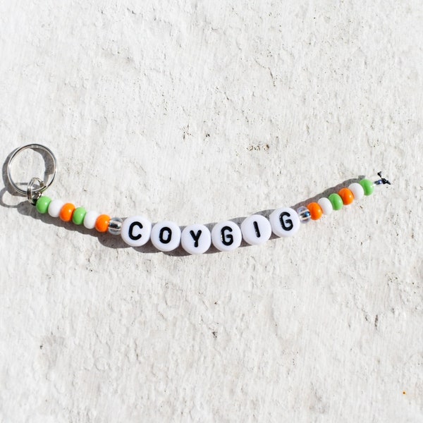 Football team personalised keychain