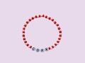 Cork GAA Bracelet – Red & White Handmade County Colours Jewellery for All-Ireland Final 2025 – Rebel Red Fan Gift – Stretch Bead Bracelet product logo