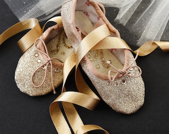 All That Glitters Ballet Slippers