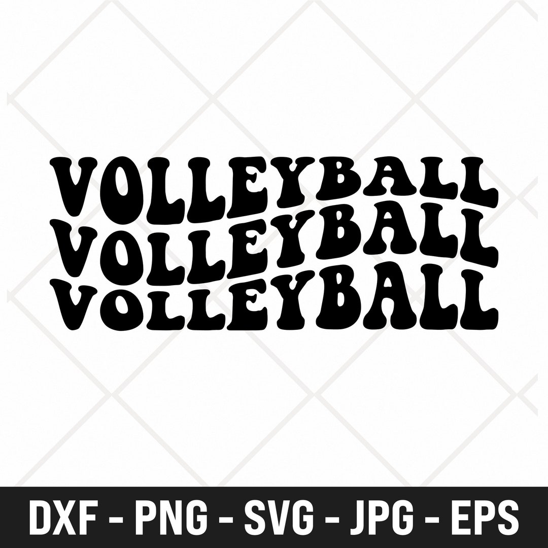 Volleyball SVG Files Volleyball Fan SVG Volleyball Shirt Etsy