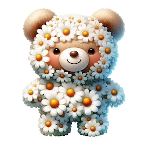 Adesivo margherita, adesivo acquerello con fiore, adesivo da parete, adesivo per auto, decorazione, regalo per gli amanti della natura, romantici e amanti dei fiori.