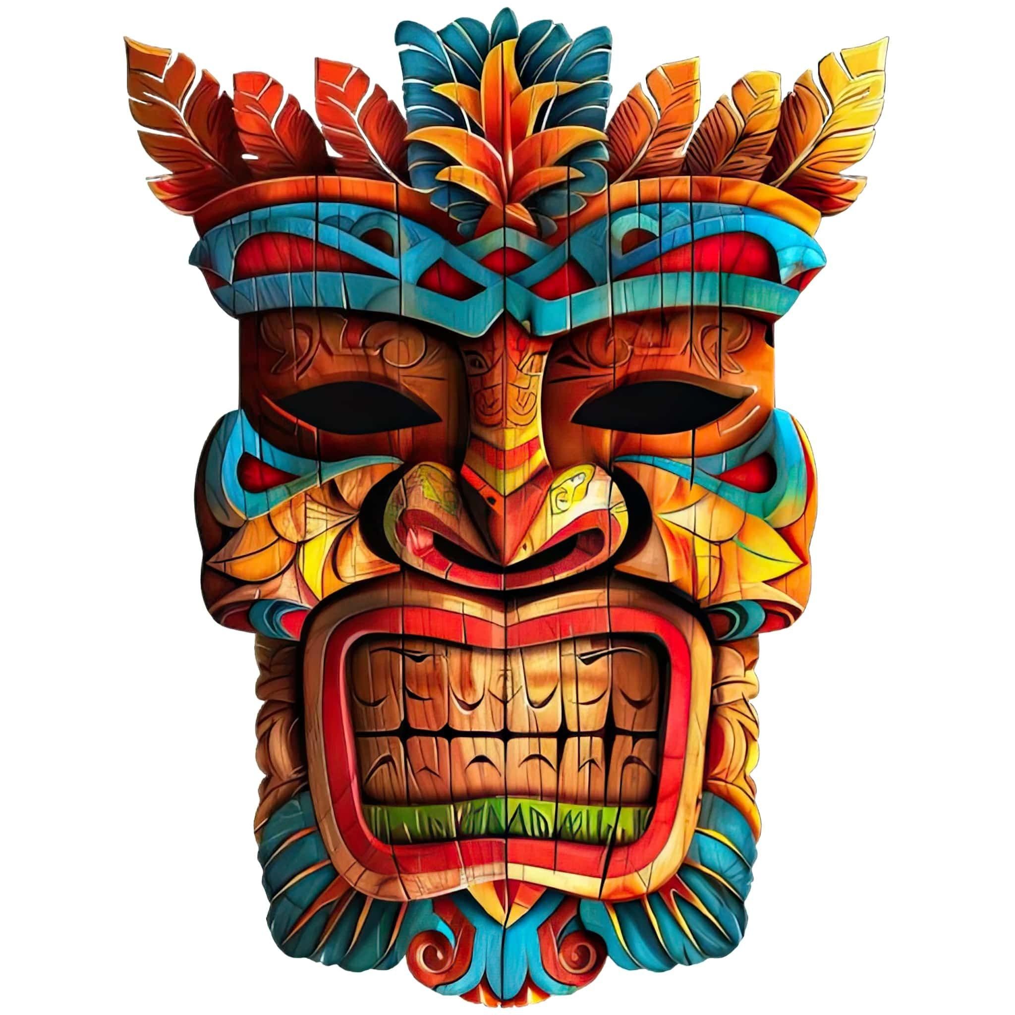絵 アート プリントTiki ティキ 赤 モダン Tiki culture - Etsy 日本