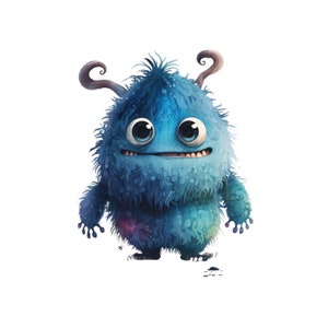 Süßes Monster Sticker – Lustiger Cartoon Aufkleber für Kinder Laptop Flasche Journal – Geschenkidee für Monster Fans