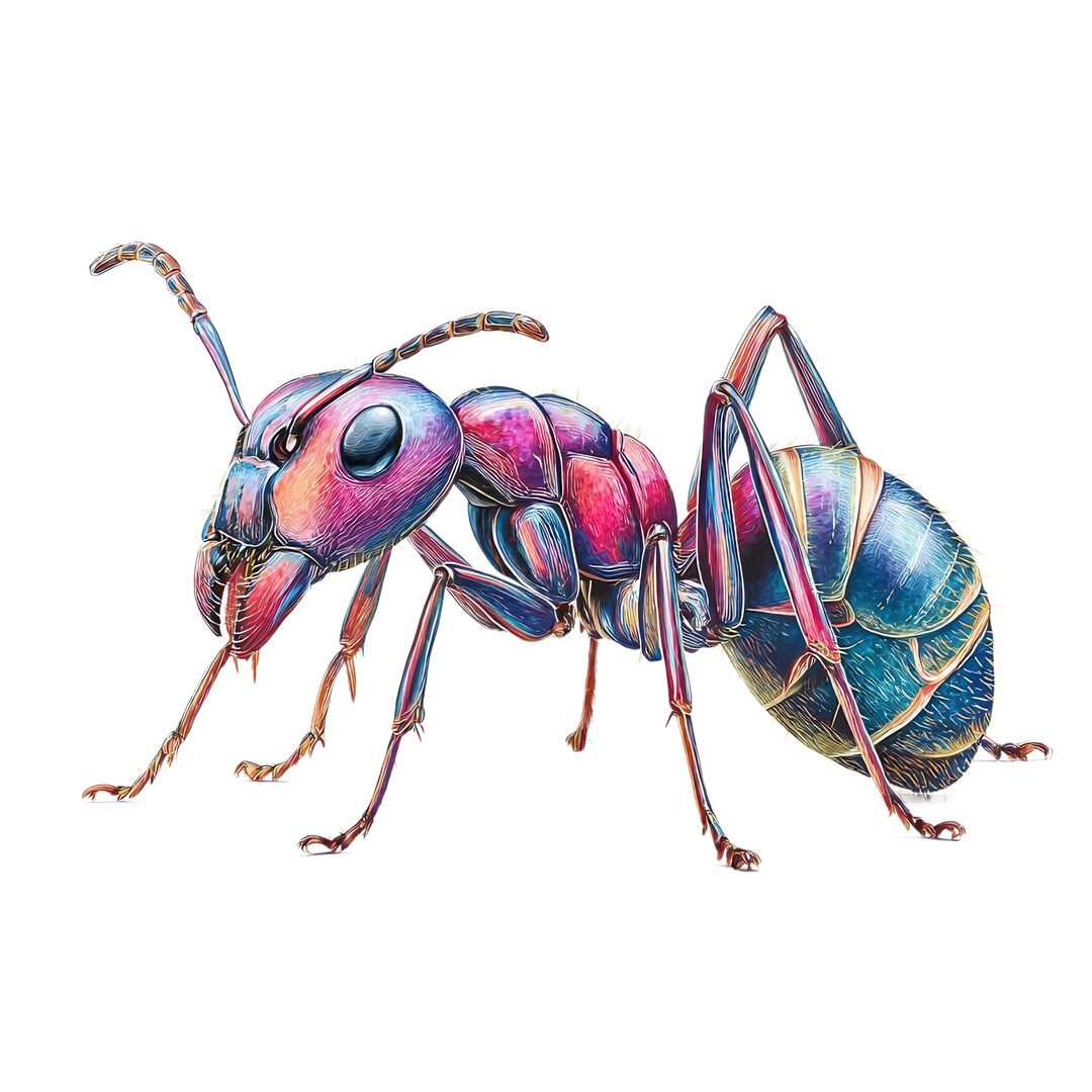 4X Ant Stickers Insect Car Stickers Nature Forest Animals Vinyl ...