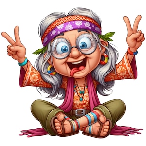 Funny Old Ladies Sticker Personalizable Outdoor Vinyl Sticker