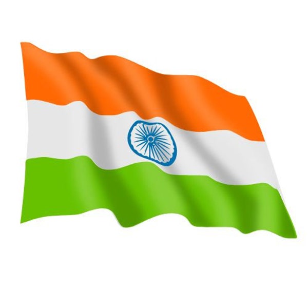 Autoaufkleber Sticker Fahne Indien Flagge Aufkleber