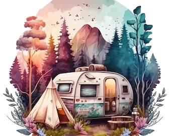 Car sticker sticker camping sticker