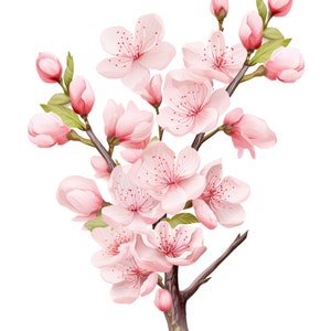繊細な桜の枝の花の車のステッカー春の花の装飾ギフト