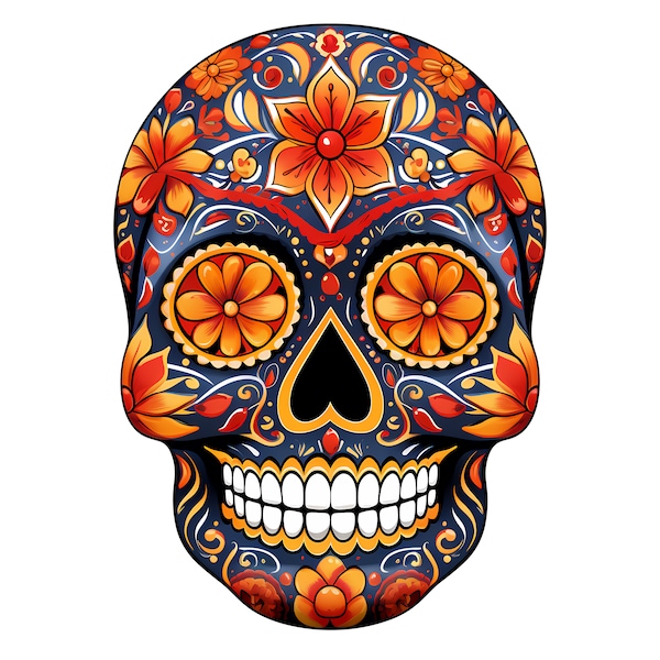 Autoaufkleber Sticker Sugar Skull Mexican Halloween Aufkleber