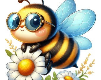 Cute Honey Bee – Bee Sticker Car Sticker – Nature Environment Sticker for Car, Laptop, Drinking Bottle & Decoration
