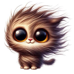 Crazy Cat Sticker – Whimsical cat motif as wall tattoo & car sticker