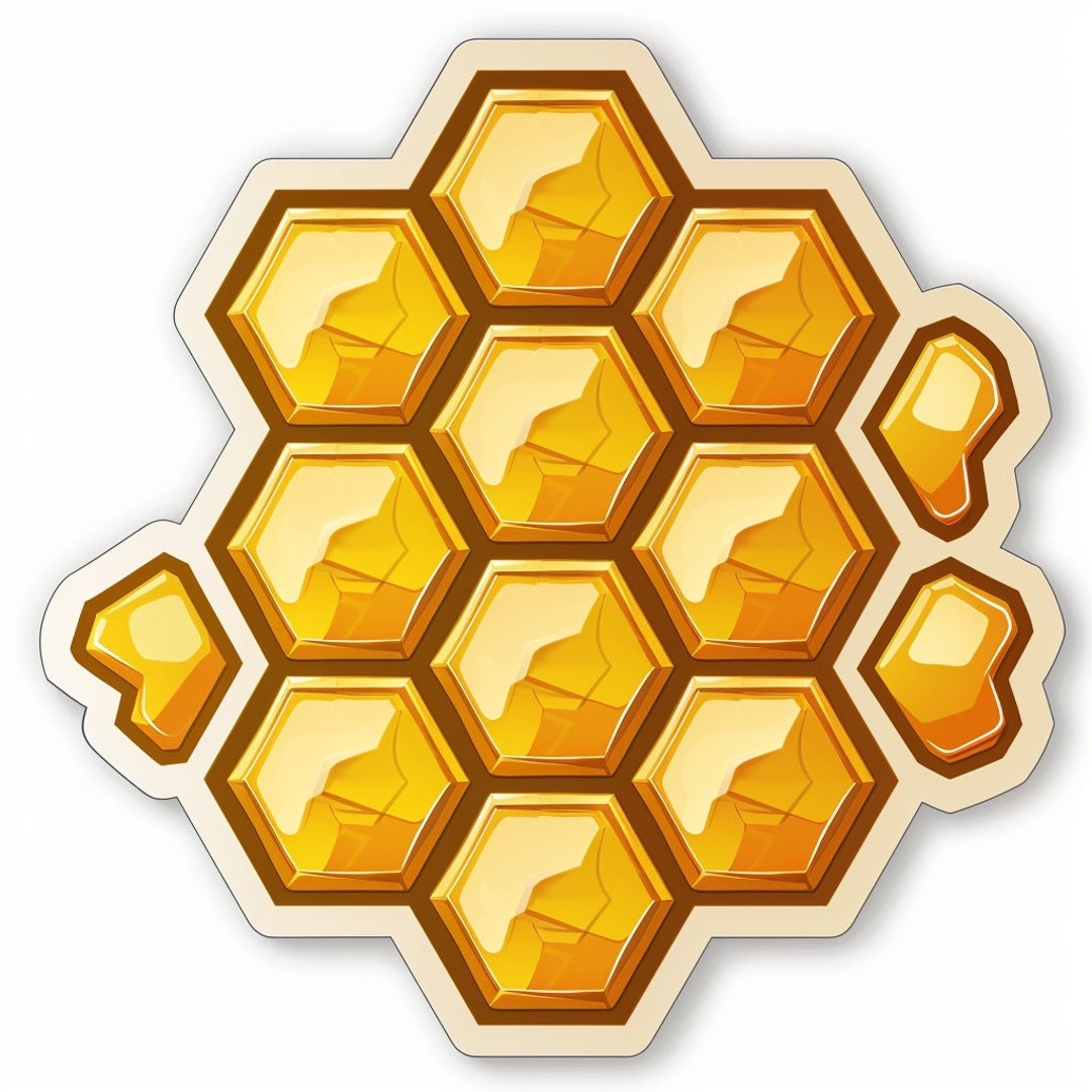 Car Sticker Hexagonal Honeycomb Design Sticker Weatherproof Outdoor ...