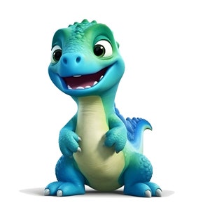 2X Naklejki Baby Dino Personalizowane Naklejki Zewnętrzne Winylowe