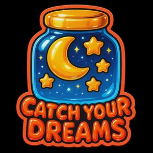 Cielo stellato in un bicchiere – con la scritta “Cattura i tuoi sogni” – Adesivo magico per auto – resistente alle intemperie – regalo per sognatori e appassionati di stelle