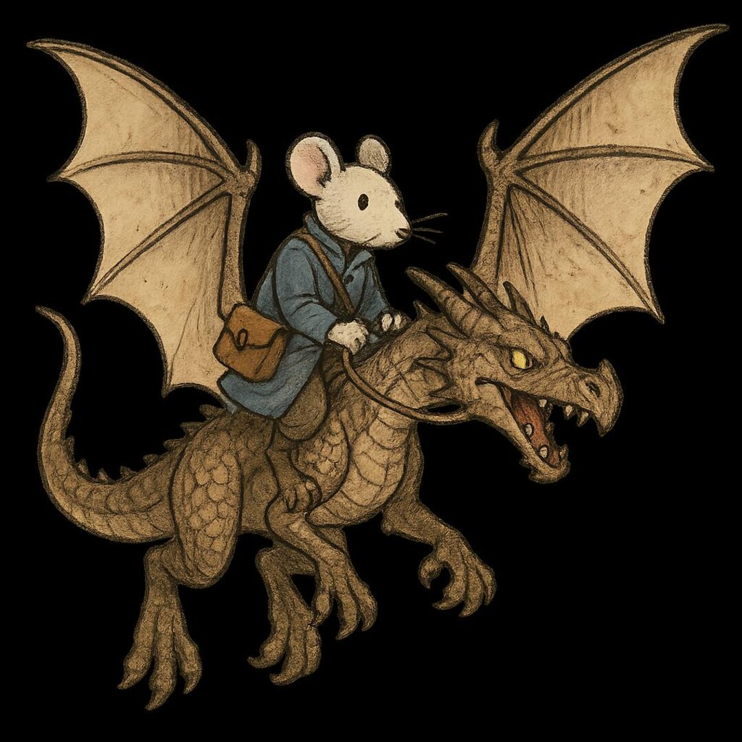 Mouse Ride Sign Mouse Rides Dragon Sticker Outdoor Uv-resistant Vinyl Sticker Made of ...