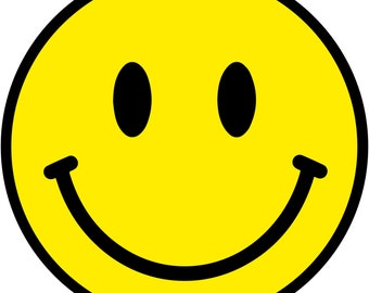 Emoji Symbol Sticker – Customizable & Weatherproof – Funny Outdoor Vinyl Sticker for Car, Laptop, Helmet, Water Bottle