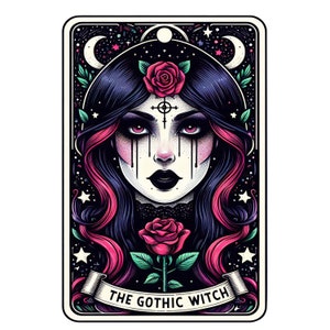 Autocollant pour voiture Cartes de tarot Autocollant en vinyle résistant aux intempéries et aux UV personnalisable en film de qualité supérieure de Orafol
