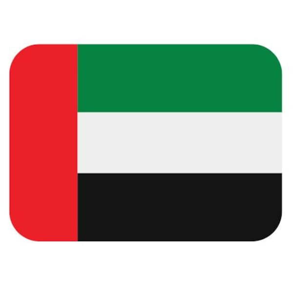 Autoaufkleber Sticker Fahne Vereinigte Arabische Emirate Flagge Aufkleber