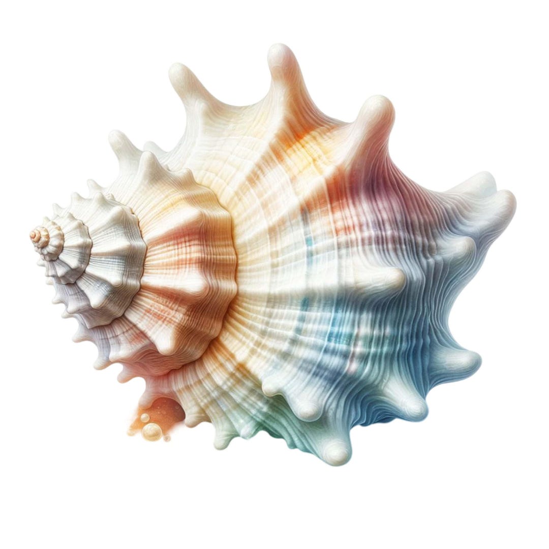 Sticker Shell Seashell Sticker, Customizable Outdoor Uv-resistant Vinyl Sticker Made ...
