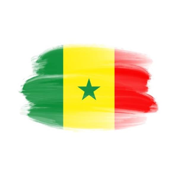 Autoaufkleber Sticker Fahne Senegal Flagge Aufkleber