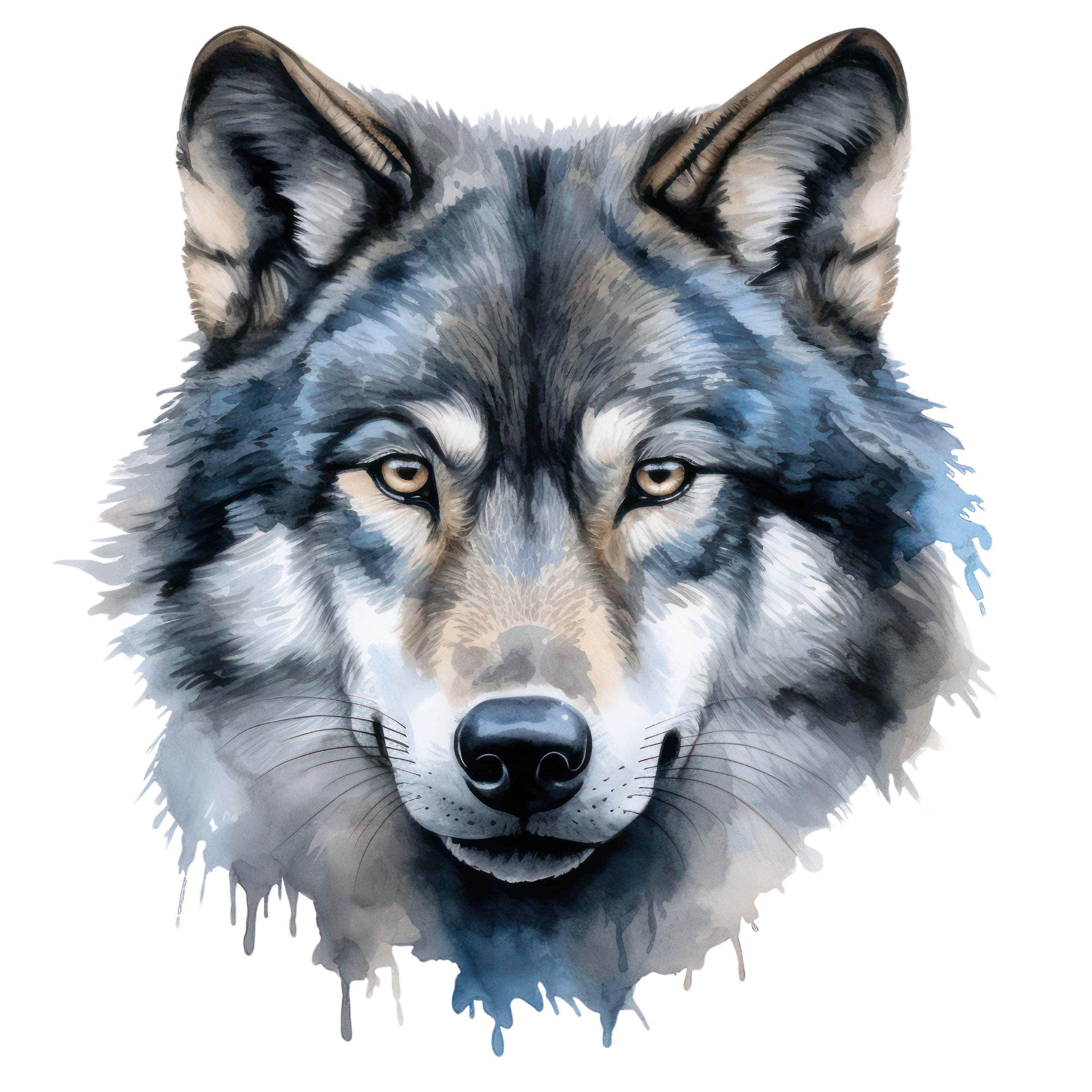 Lot De 50 Stickers Autocollants Thème Loups, Wolf, Tous