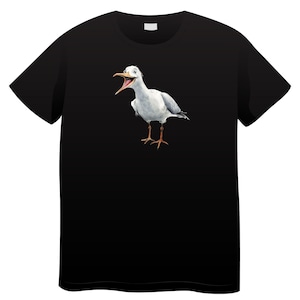 Funny Seagulls Motif Unisex T-Shirt Personalizable