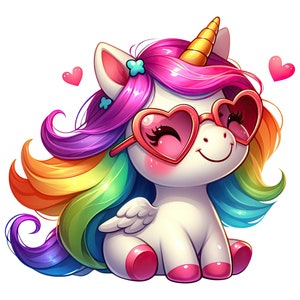 2X Adesivo per esterni personalizzabile per San Valentino con unicorno Adesivo in vinile per esterni resistente alle intemperie
