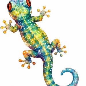 Adesivo Iguana, adesivo Geco per auto, decorazione per rettili, vinile impermeabile, lucertola, terrario, regalo