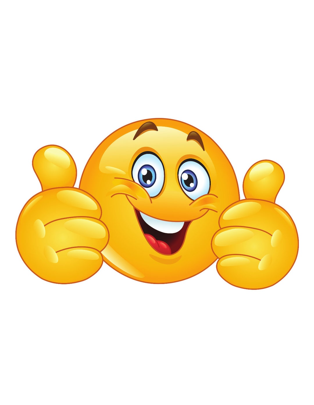 Bumper Sticker Sticker Emoji Icon Sticker - Etsy