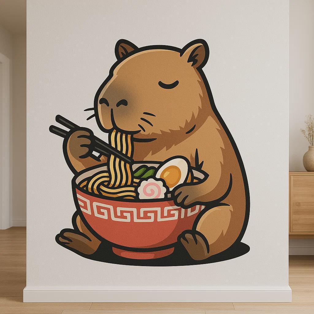 Kiwistar Dog Lines - Dog Wall Sticker available in 6 Sizes - Vinyl Wall