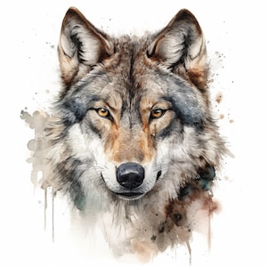 Adesivo lupo adesivo realistico con motivo di animali selvatici adesivo da parete adesivo per auto decorazione idea regalo per amanti della natura amanti degli animali all'aria aperta