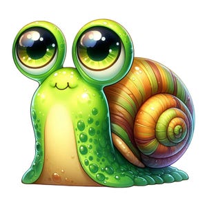 Adhesivo de pared con diseño de caracol, adhesivo de vinilo hecho de lámina de alta calidad, también apto como adhesivo para coche o portátil.