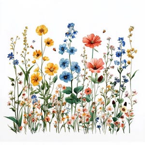 Adesivo per auto vintage fiori selvatici natura adesivo in vinile resistente alle intemperie per esterni personalizzabile