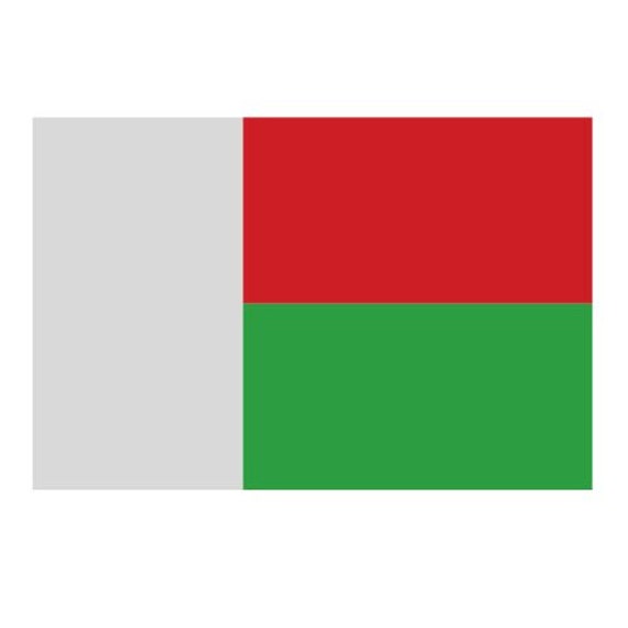 4 Adesivi Auto Moto – Bandiera Madagascar Tuning Strisce 150x20mm