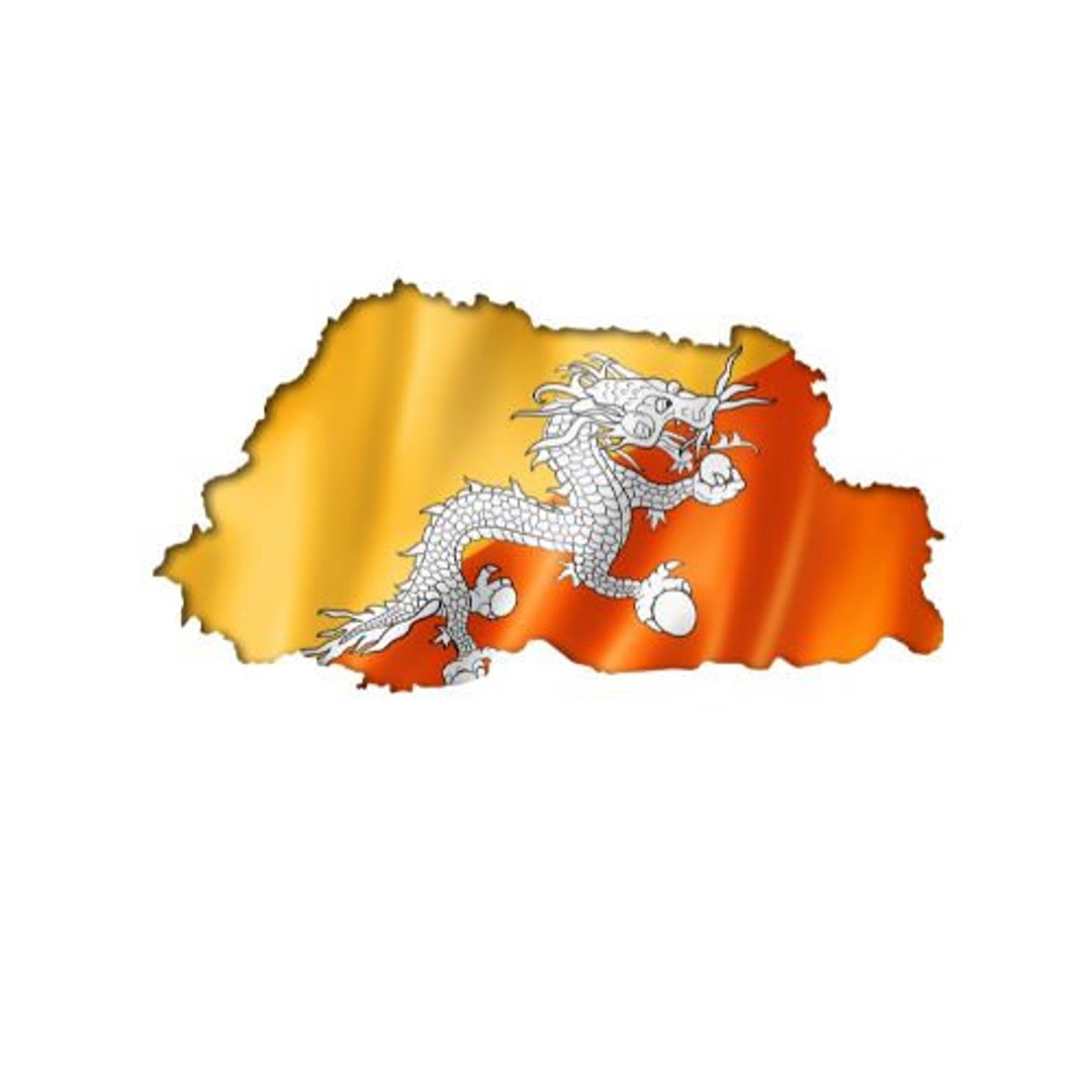Car Sticker Flag Bhutan Flag Sticker - Etsy