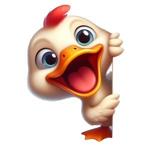 Pegatina divertida de pollo con dibujos animados para coche, pegatina de pared para habitación infantil, pegatina divertida de gallo para ventana, portátil, muebles, decoración de granja