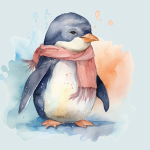 Aquarell pinguin - .de
