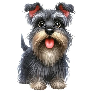 Whimsical Crazy Dog Sticker – Funny four-legged friend motif as wall tattoo & car sticker