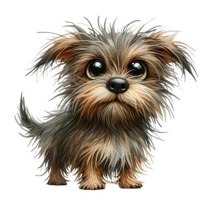 Whimsical Crazy Dog Sticker – Funny four-legged friend motif as wall tattoo & car sticker