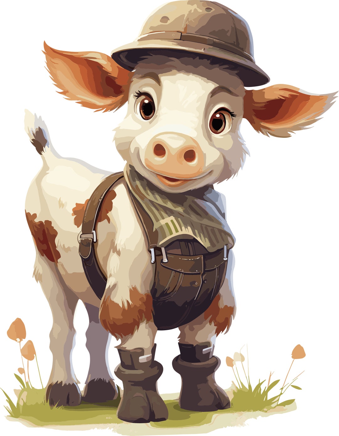 Car Sticker Farmer Cow Sticker Weatherproof Outdoor Vinyl - Etsy