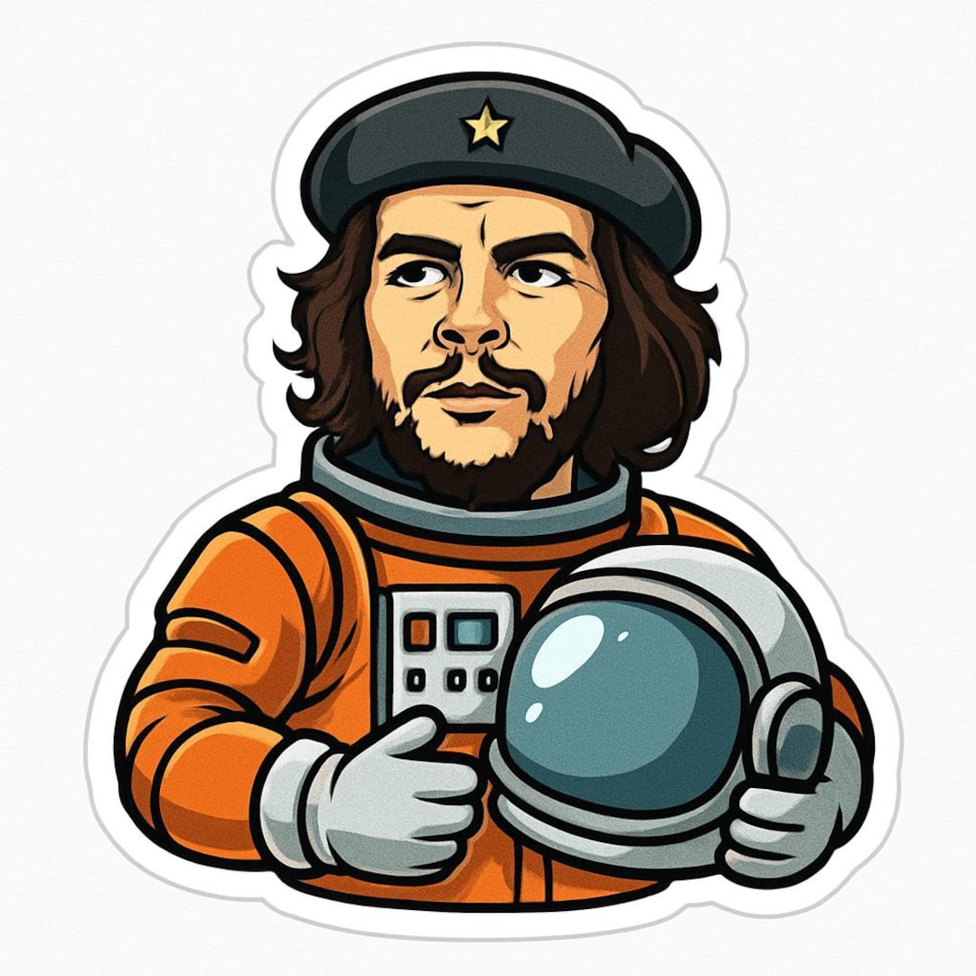Che Sticker Che Guevara in Space Suit Sticker Outdoor Uv-resistant Vinyl Sticker ...