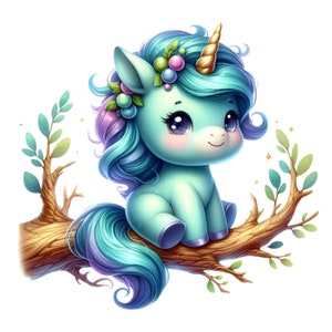 Naklejka Baby Unicorn Personalizowana, odporna na promieniowanie UV naklejka winylowa wykonana z wysokiej jakości folii firmy Orafol naklejka na samochód naklejka na laptopa