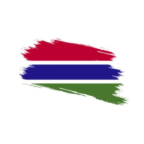 Autoaufkleber Sticker Fahne Gambia Flagge Aufkleber