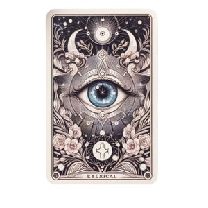 Autocollant pour voiture Cartes de tarot Autocollant en vinyle résistant aux intempéries et aux UV personnalisable en film de qualité supérieure de Orafol