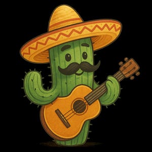 Adesivo Cactus Fiesta Adesivo in vinile resistente ai raggi UV per esterni in pellicola di alta qualità di Orafol Adesivo per auto Adesivo per laptop
