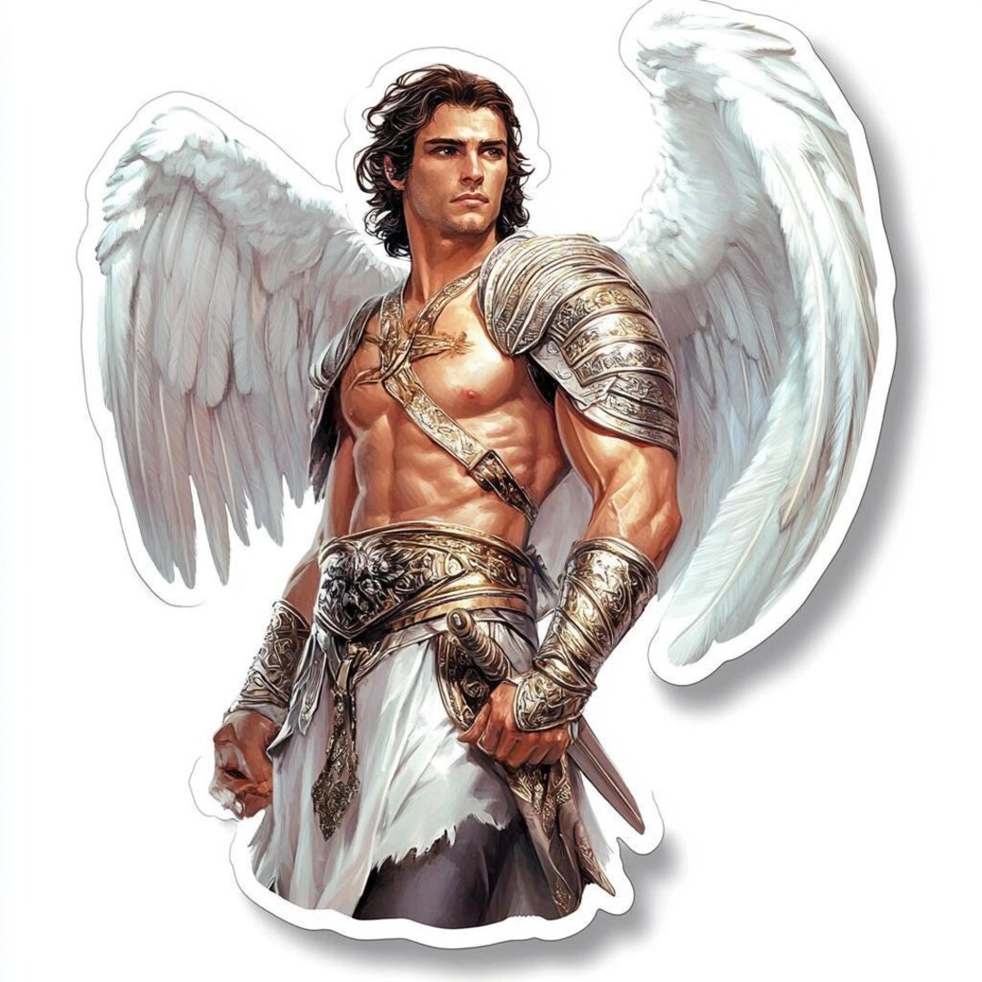 Car Sticker Archangel Michael Sticker Weatherproof Outdoor Vinyl ...