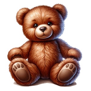 Pegatina de osito de peluche, bonita y resistente a la intemperie, para portátil, decoración de habitación infantil.