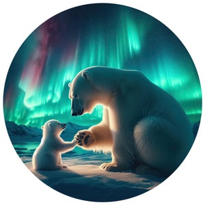 Adesivo orso polare Adesivo personalizzabile in vinile resistente ai raggi UV per esterni, realizzato con pellicola Orafol di alta qualità Adesivo per auto Adesivo per laptop