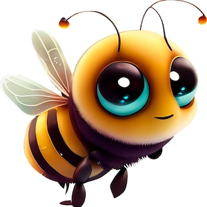 2X Bee Stickers, Customizable Outdoor Vinyl Stickers